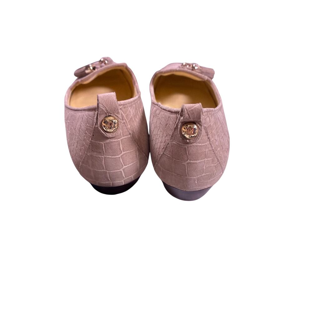 Vero Cuoio Genuine Leather Heels Womens Size 7 Classic Dress Pumps Made in Italy - Picture 4 of 6